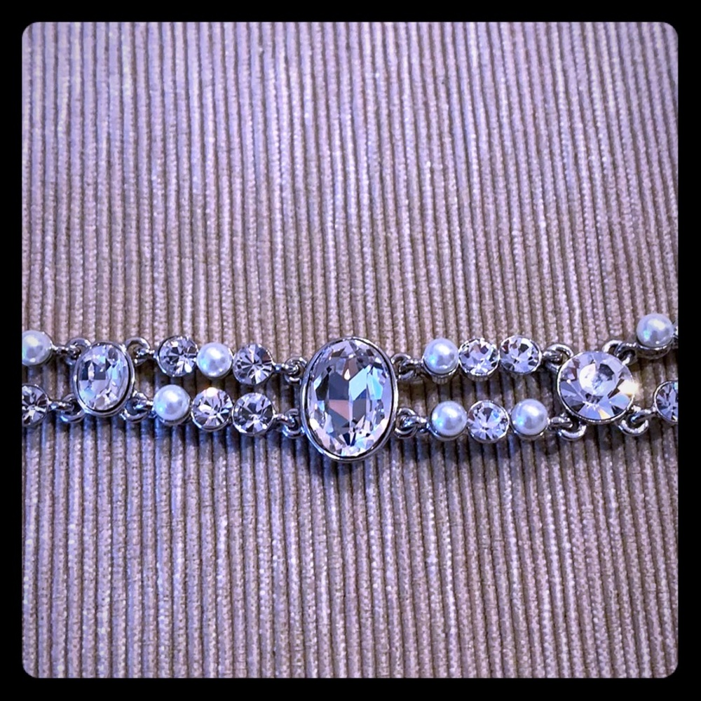 Givenchy Silver Double Chain Bracelet